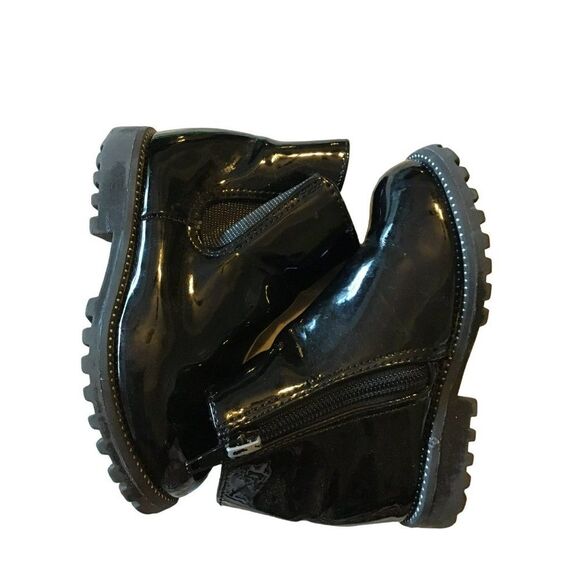 Mix No. 6 Other - Mix No. 6 Black Patent Leather Ankle Boots Size 7